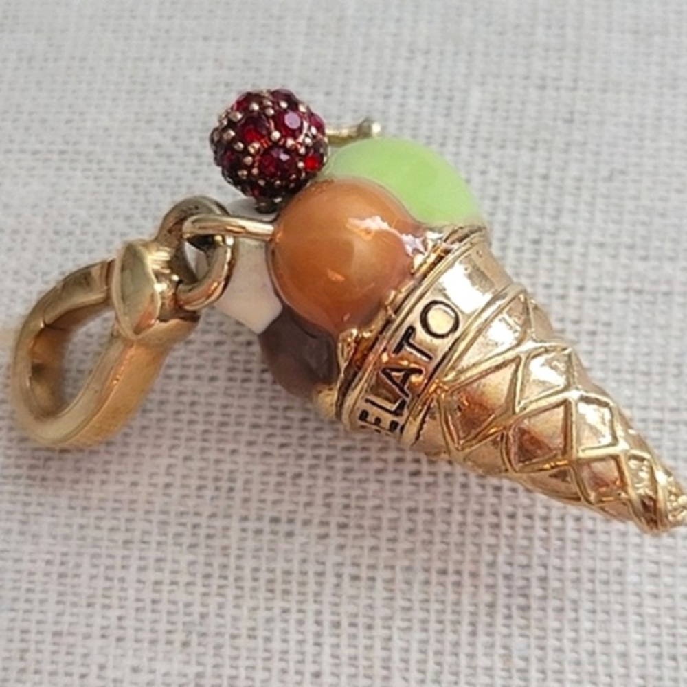Y2K JUICY COUTURE GELATO CHARM ICE CREAM CONE VINTAGE VTG RARE